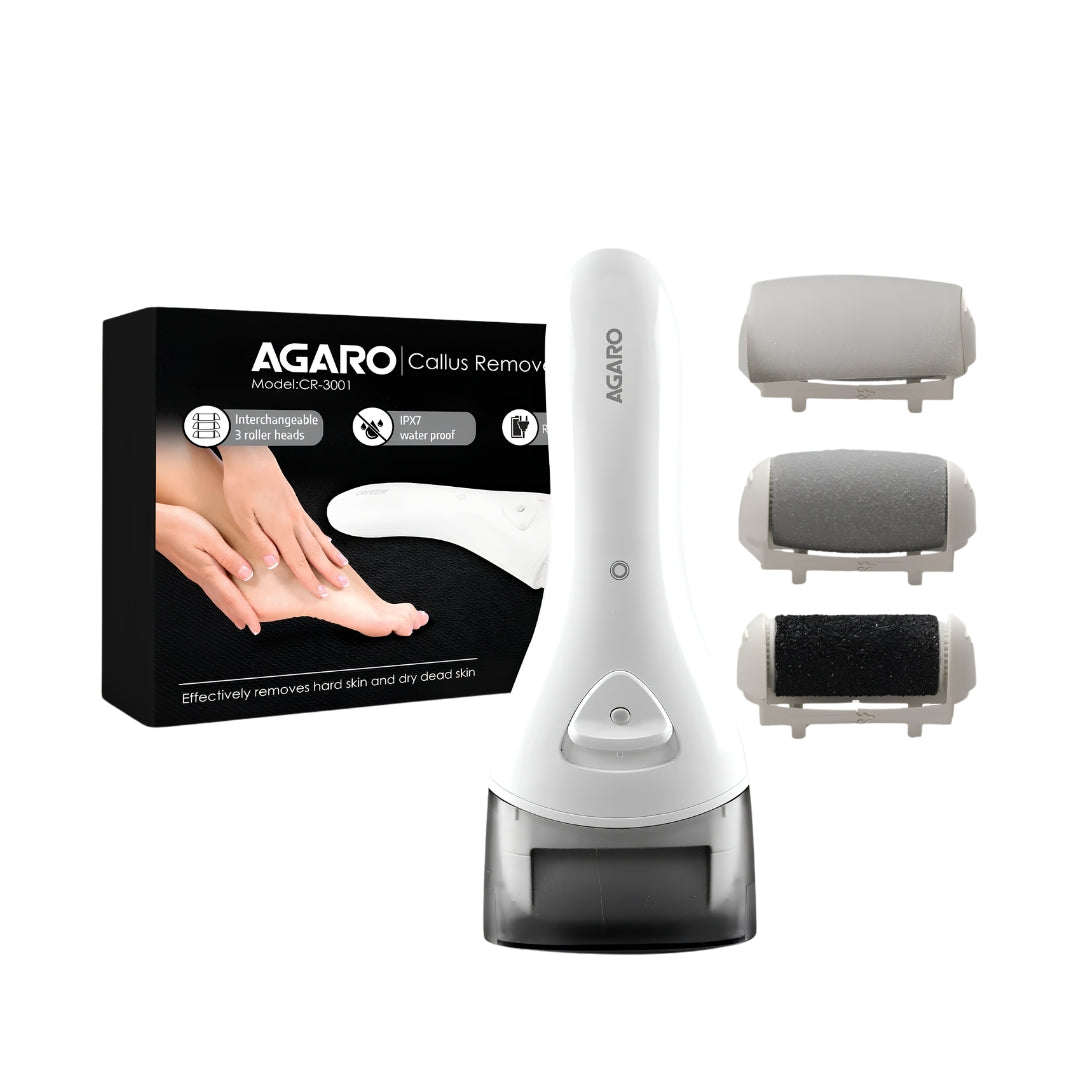 AGARO - Callus Removers Rechargeable with 3 Heads 335281