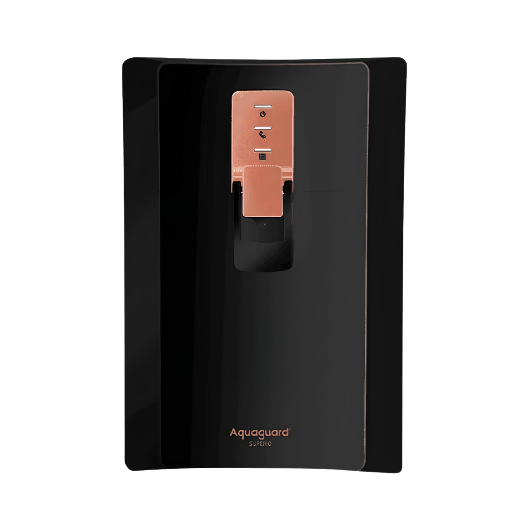 AQUAGUARD Enrich Superio RO+UV+SS Water Purifier 5 L – Black_Front View