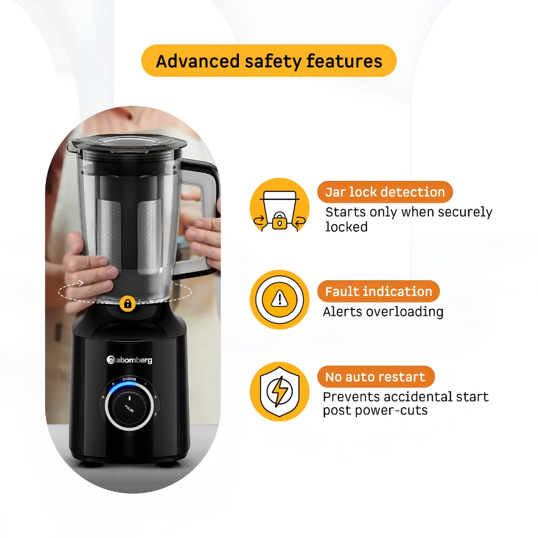 ATOMBERG ZENOVA FRESH JUICER & CHOPPER BLACK-FG12318
