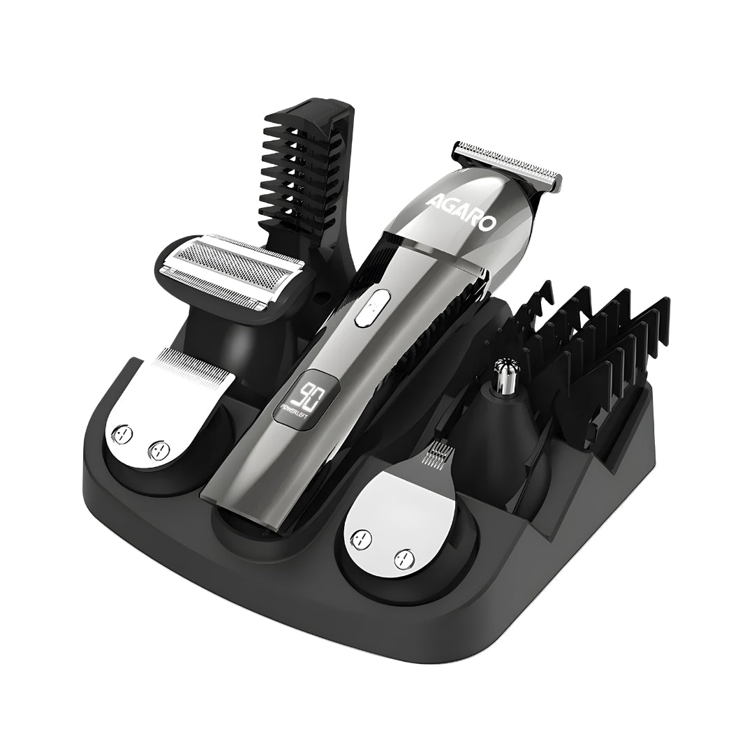Agaro 34187 Multi Usage Trimmer - Black_Front View