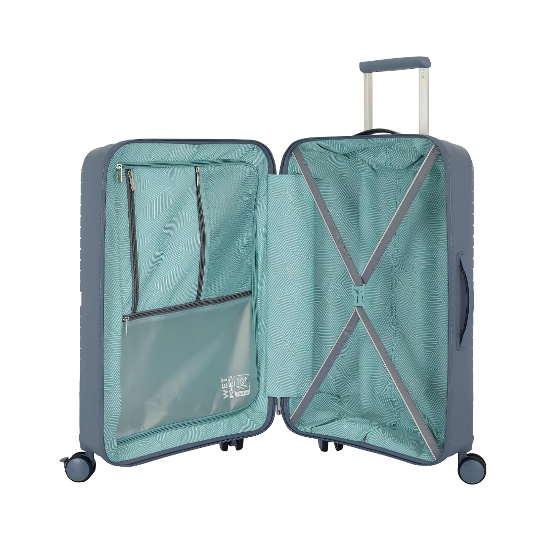 American Tourister Airconic 2.0 Spinner - Cool Grey Product Open View_5