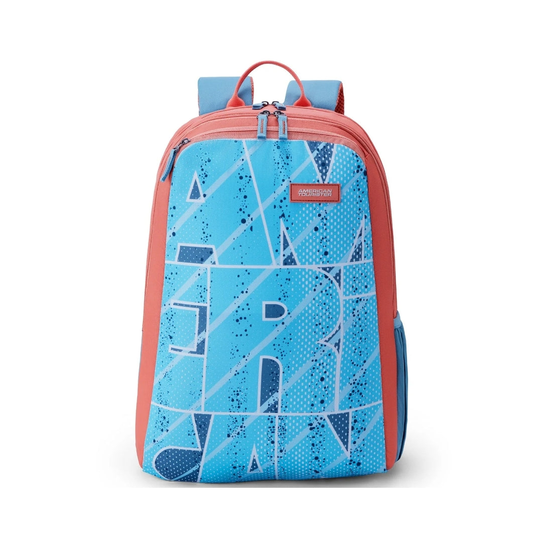 American Tourister NEO 4.0 School Backpack Bag 54.5 cm Coral Front View_2