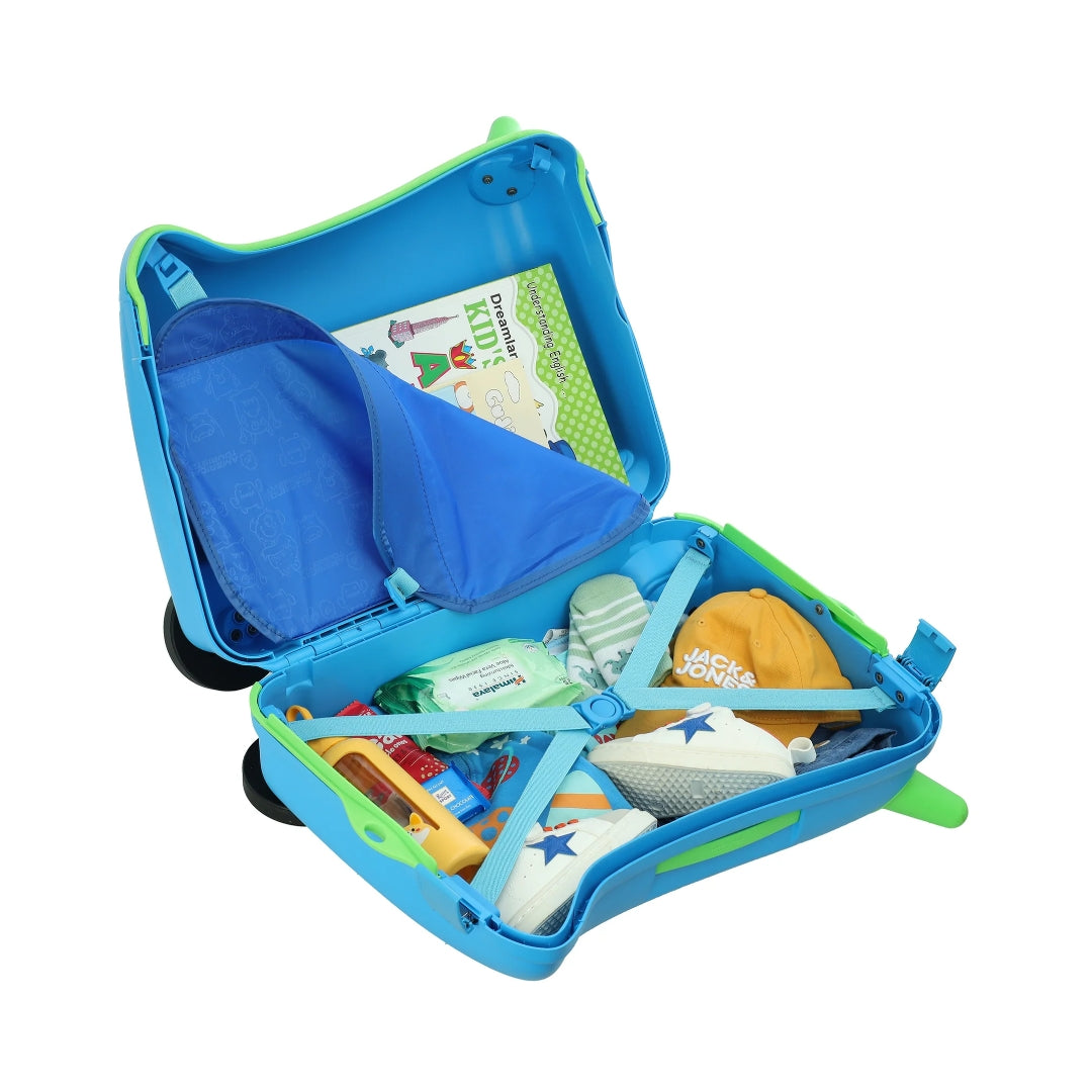 American Tourister Skiddle Spinner - Cabin 40 cm Blue Open View_6
