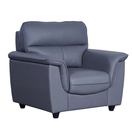 Astana Comfort Rexine Sofa 1-Seater - Light Grey