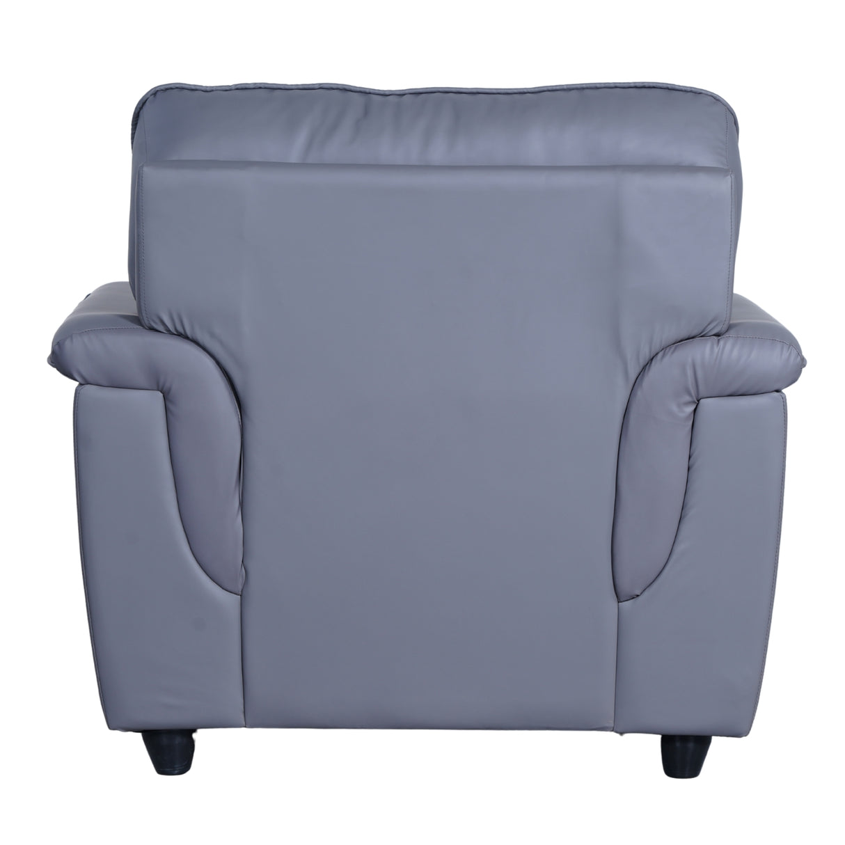 Astana Comfort Rexine Sofa (3+1+1-Seater) - Light Grey