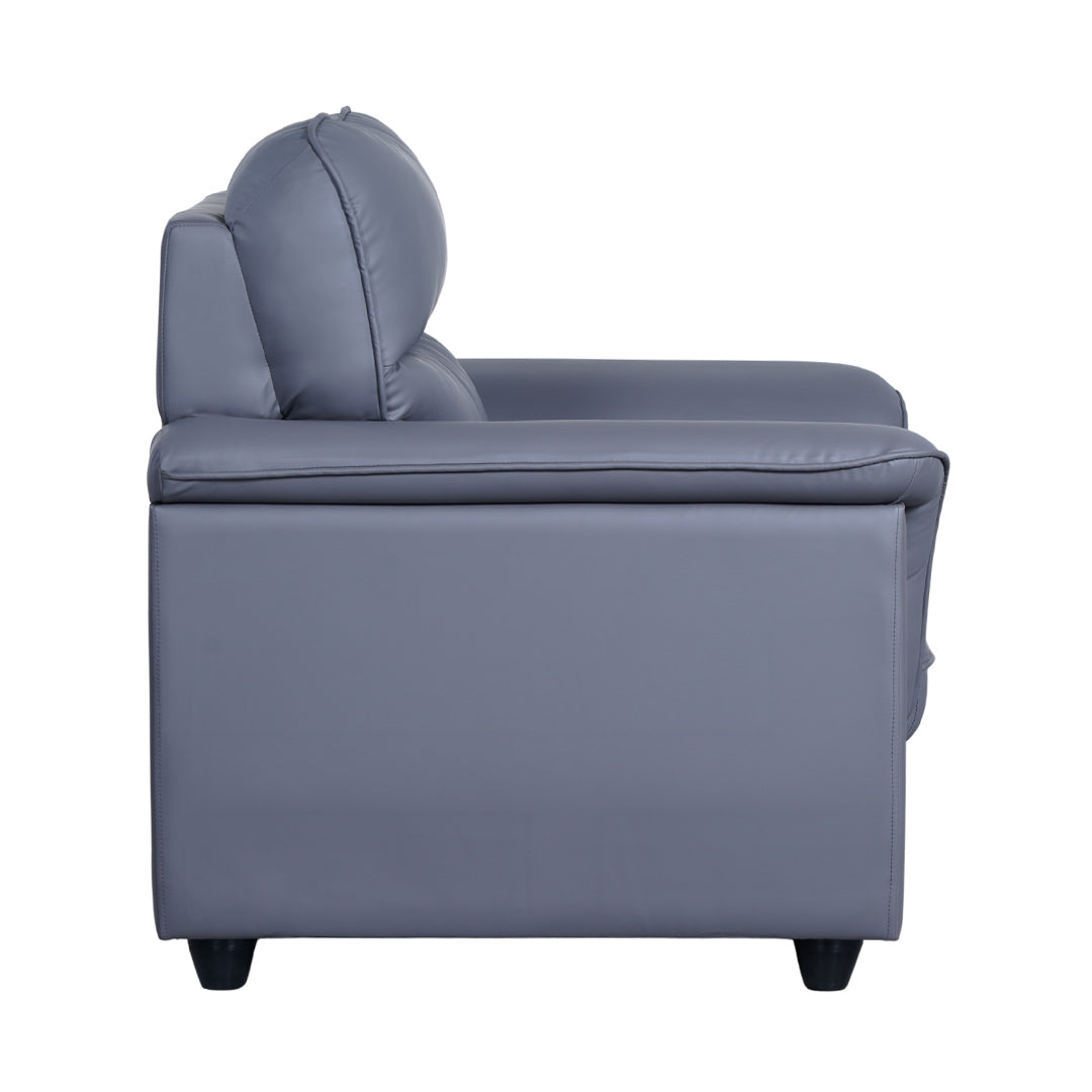 Astana Comfort Rexine Sofa 3-Seater - Light Grey