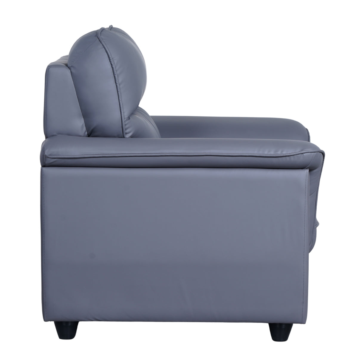 Astana Comfort Rexine Sofa 3-Seater - Light Grey