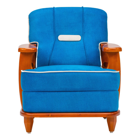 Austin Pro Crest Sofa Set (3+1+1 Seater) - Teak Finish