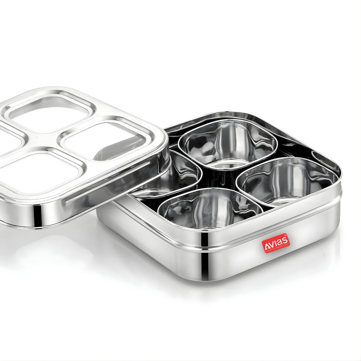 Avias%20Stainless%20Steel%20Square%20Spice%20Box%20with%204%20Containers%20and%20Glass%20Lid%20%E2%80%93%20Small_2