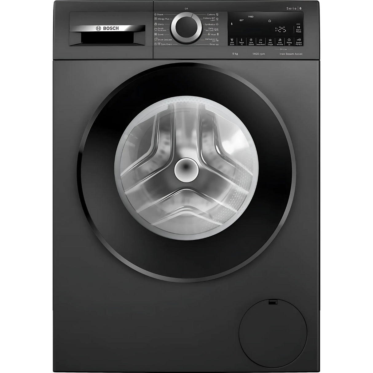 BOSCH Series 6 WGA244ZTIN Fully Automatic Front Load Washing Machine 9 kg – Dark Gray_1