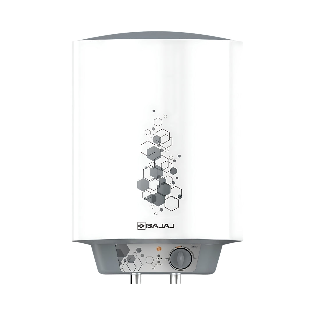 Bajaj Astor 150968 15L Storage Water Heater – White and Gray_Front View