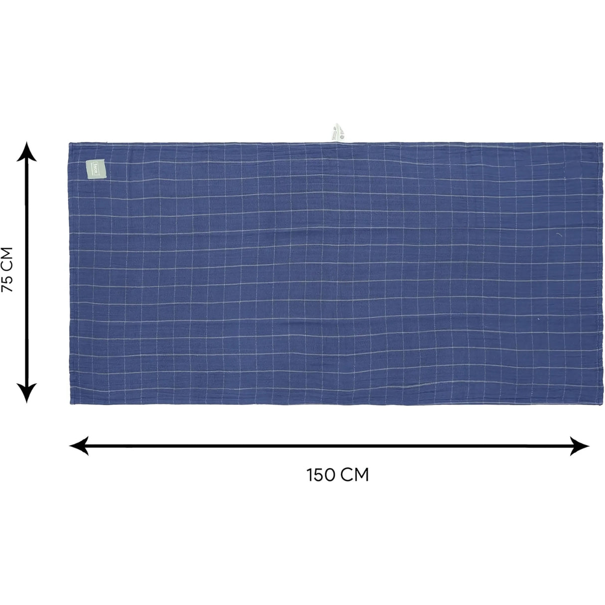 Doctor Towels Banana Double Cloth Bath Towel 75x150 cm - French Blue - Image 5 - Buy Online at Chera Home Junction Coimbatore