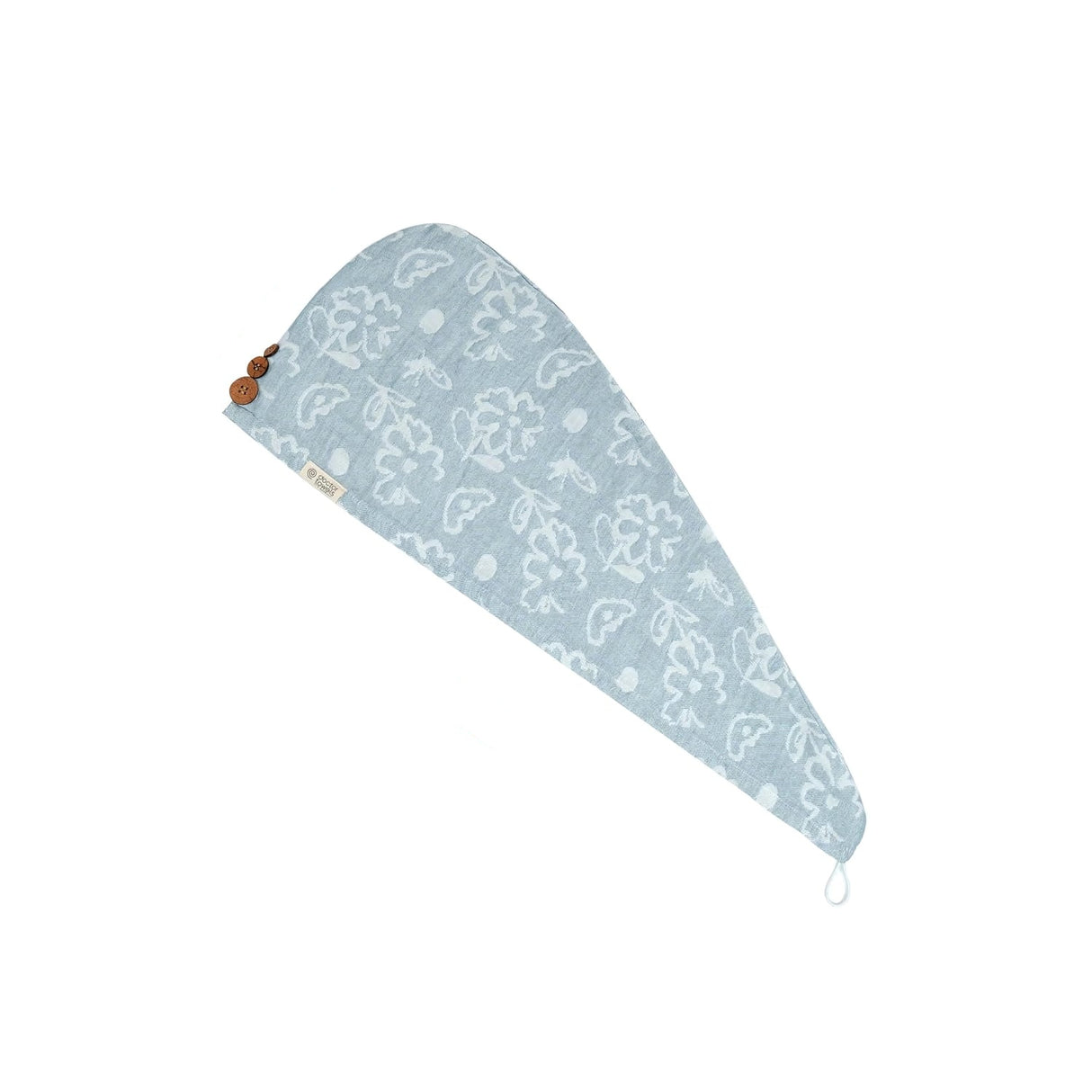 Doctor Towels Banana Jacquard Floral Hair Towel - Chalk Blue - Buy Online at Chera Home Junction Coimbatore