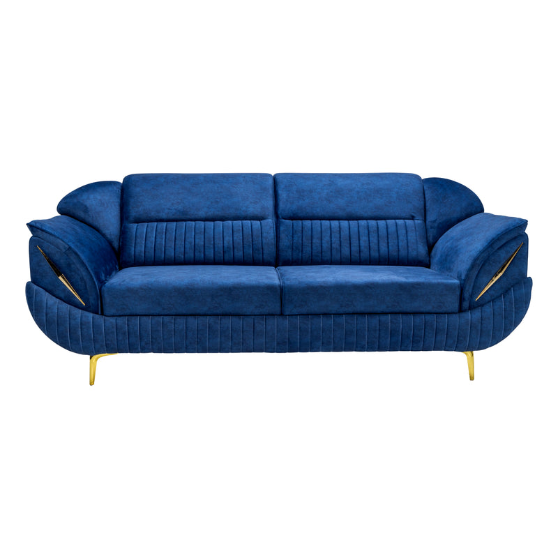 Barcelona Pro Supreme Fabric Sofa 3 Seater - Blue