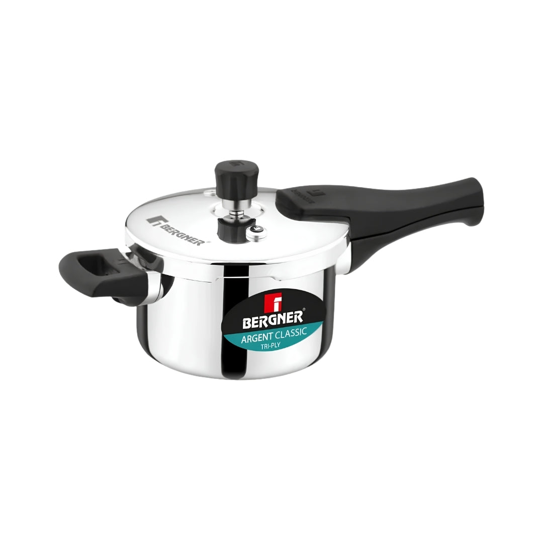 Bergner Argent Classic Triply Pressure Cooker 2.5 L_Front View