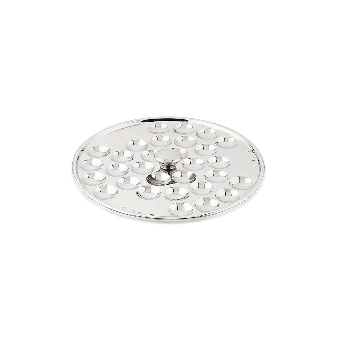 Bergner Argent Triply Stainless Steel Multi Kadai with 5 Plates and Lid - 28 cm_4