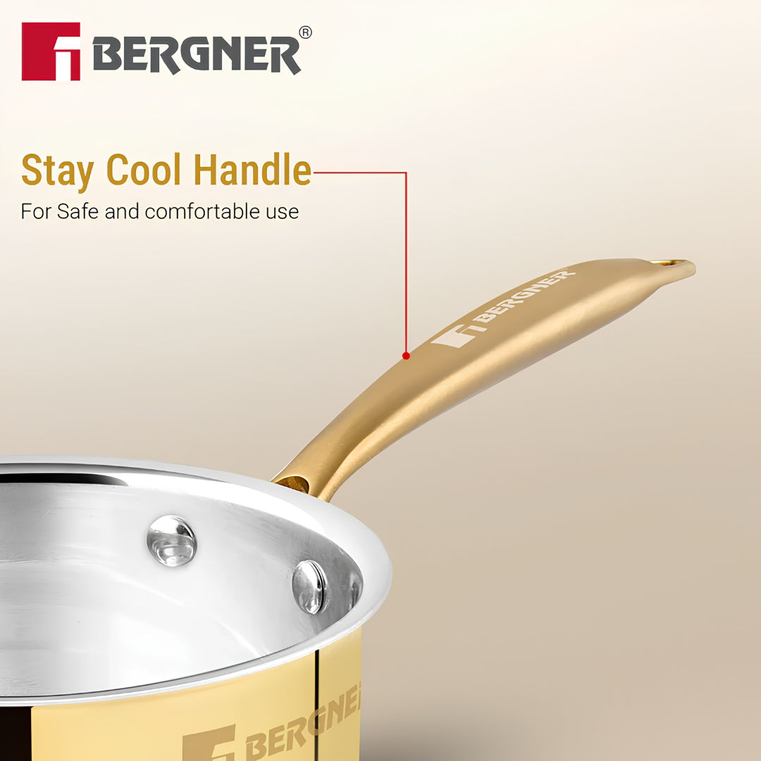 Bergner Peetlam Kalai Coated Brass Sauce Pan with Lid 16 cm _ 1.6 L - Golden Yellow_3
