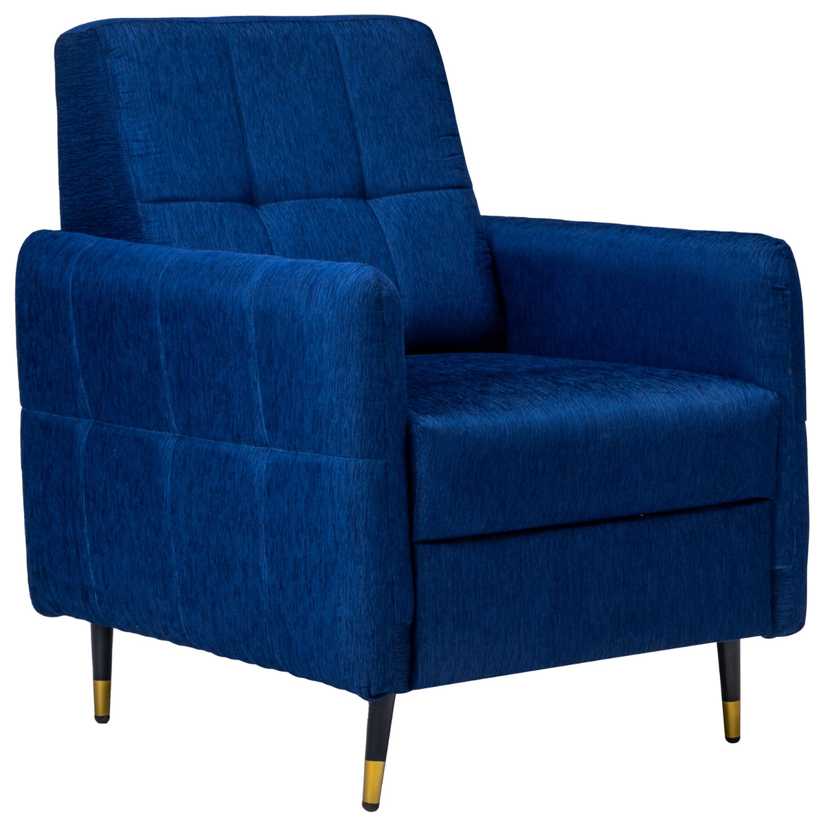 Berlin Pro Contemporary Short Rise Fabric Sofa Set (3+1+1 Seater) - Blue
