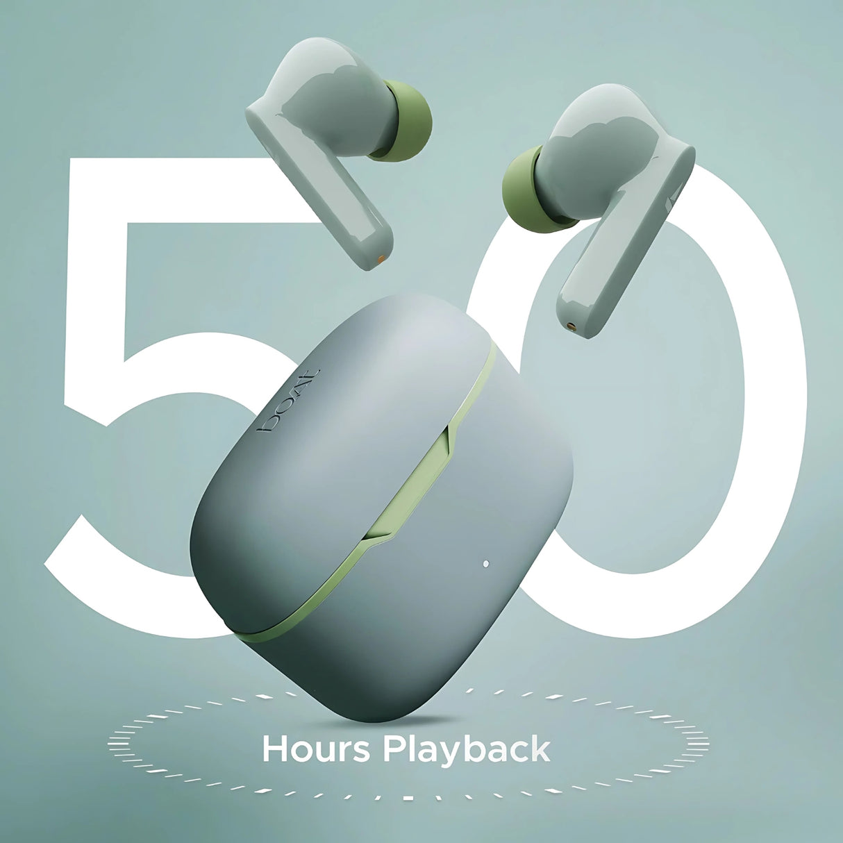 Boat Airdopes Ultra Plus True Wireless Earbuds - Olive Slate_5