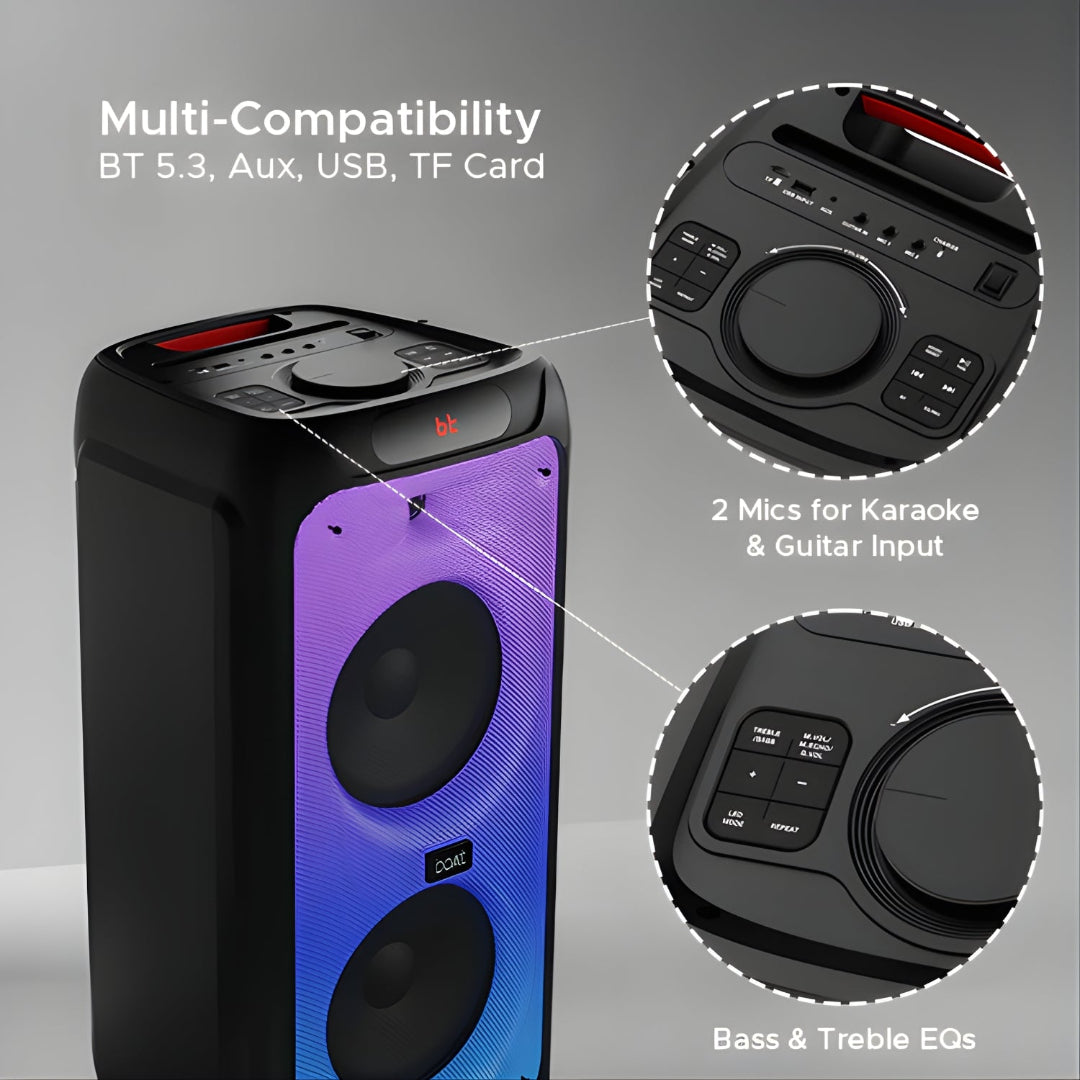Boat Partypal 400 Bluetooth Party Speaker 160W - Black_6