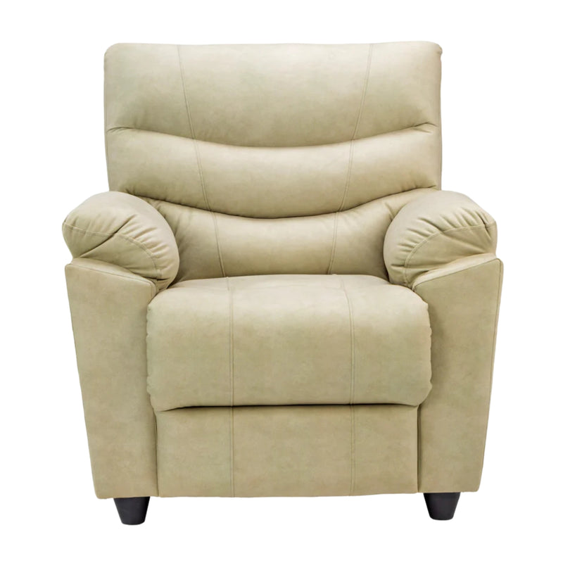 Bonn Pro Royale Fabric Sofa 1-Seater - Half White