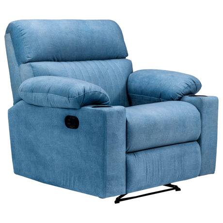Bordeaux Sophisticated Fabric 1 Seater - Blue