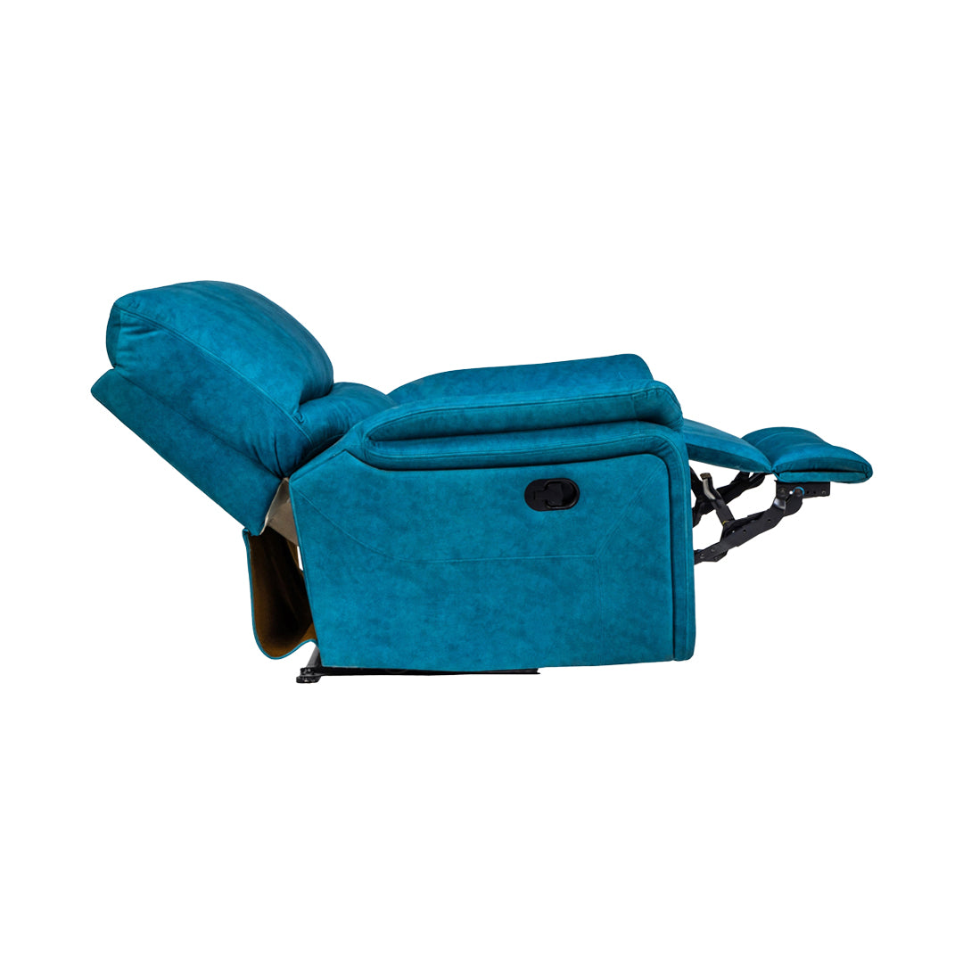 Brussels Fabric Recliner 1-Seater - Blue_7