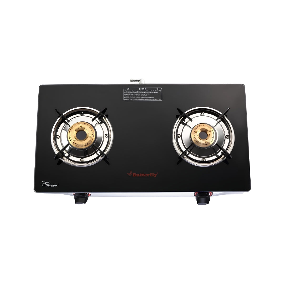 ButterflyDuoPlus2-BurnerGlass-TopStove_BlackGlassFrontView-1