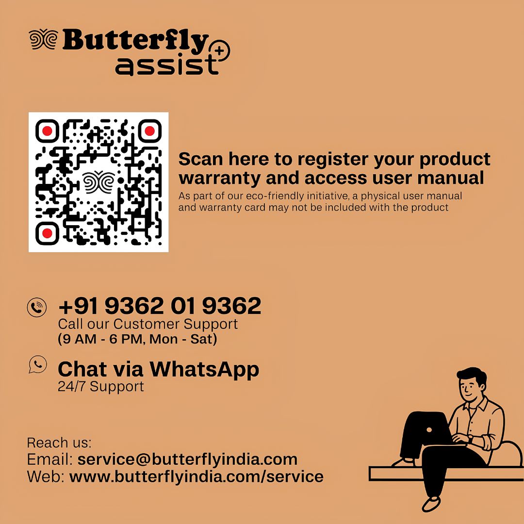 Butterfly Duo Curve Stainless Steel Pressure Cooker 3 L