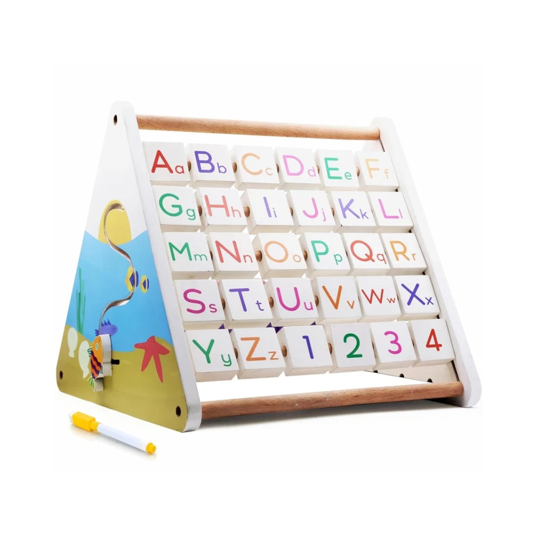 Chanak 5 in 1 Wooden Triangle Activity Toy Front View_1