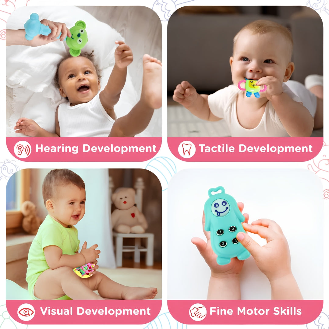 Chanak Baby Kinder Rattles 8 PCS Set Key Features_5