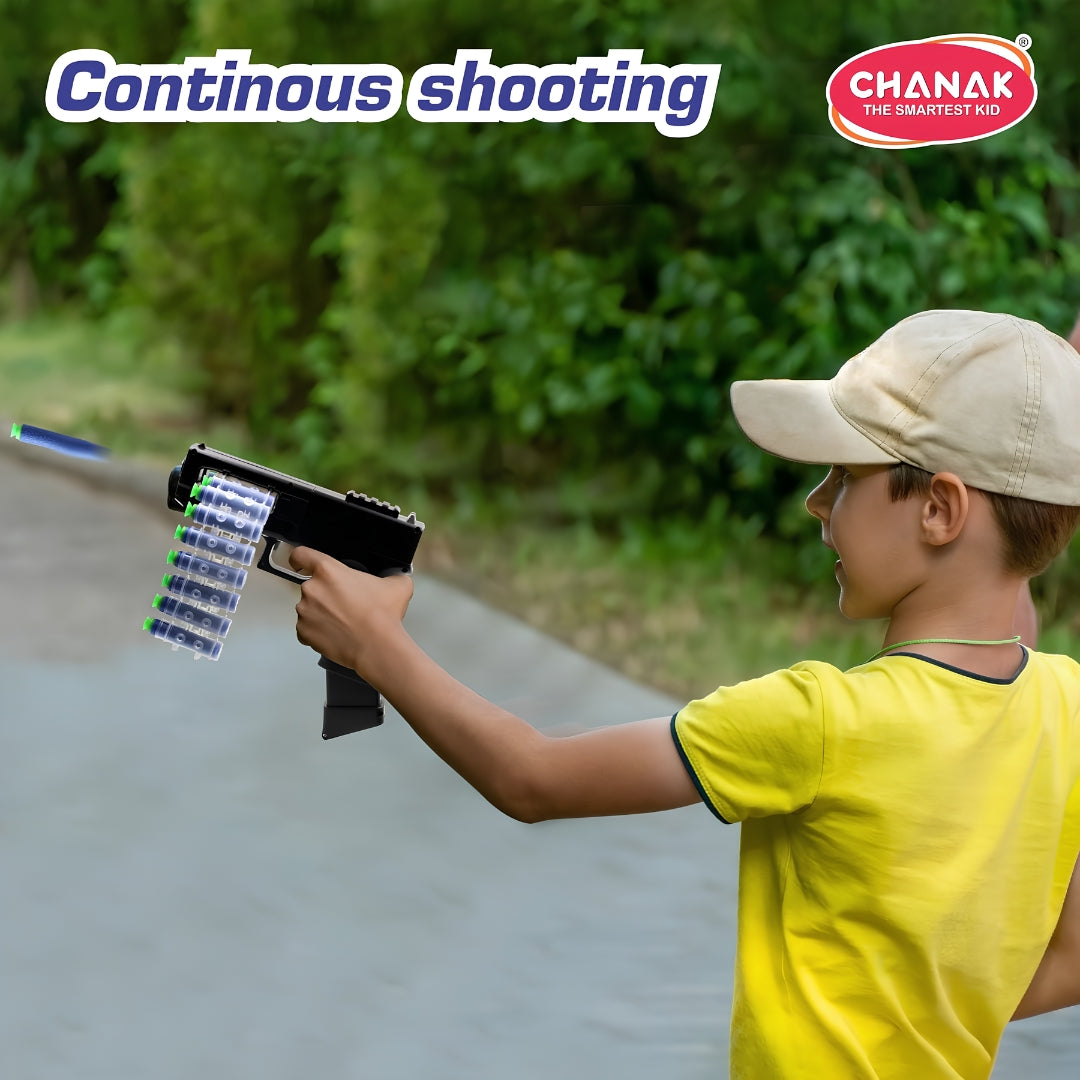 Chanak Black Commando 30 Dart Gun - Black-9