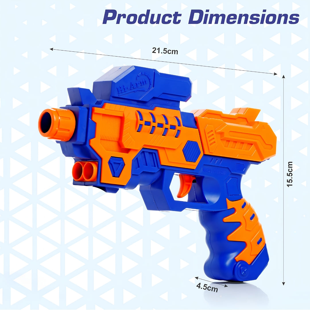 Chanak Hi Arm Soft Bullet Gun - Blue and Orange_2