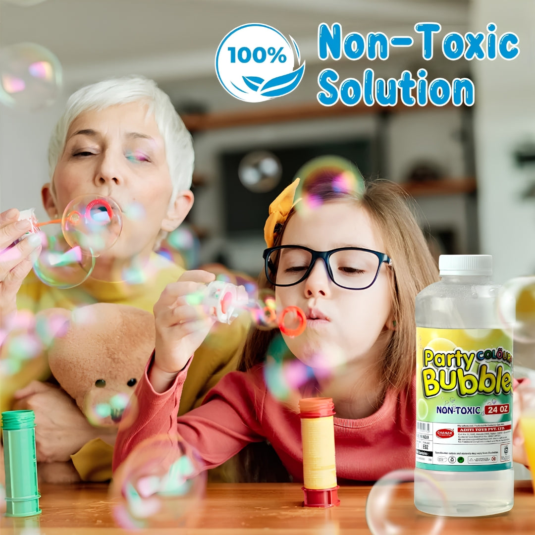 Chanak Party Colours Bubbles Liquid Solution Bottle - 750 ml Key Feature_6