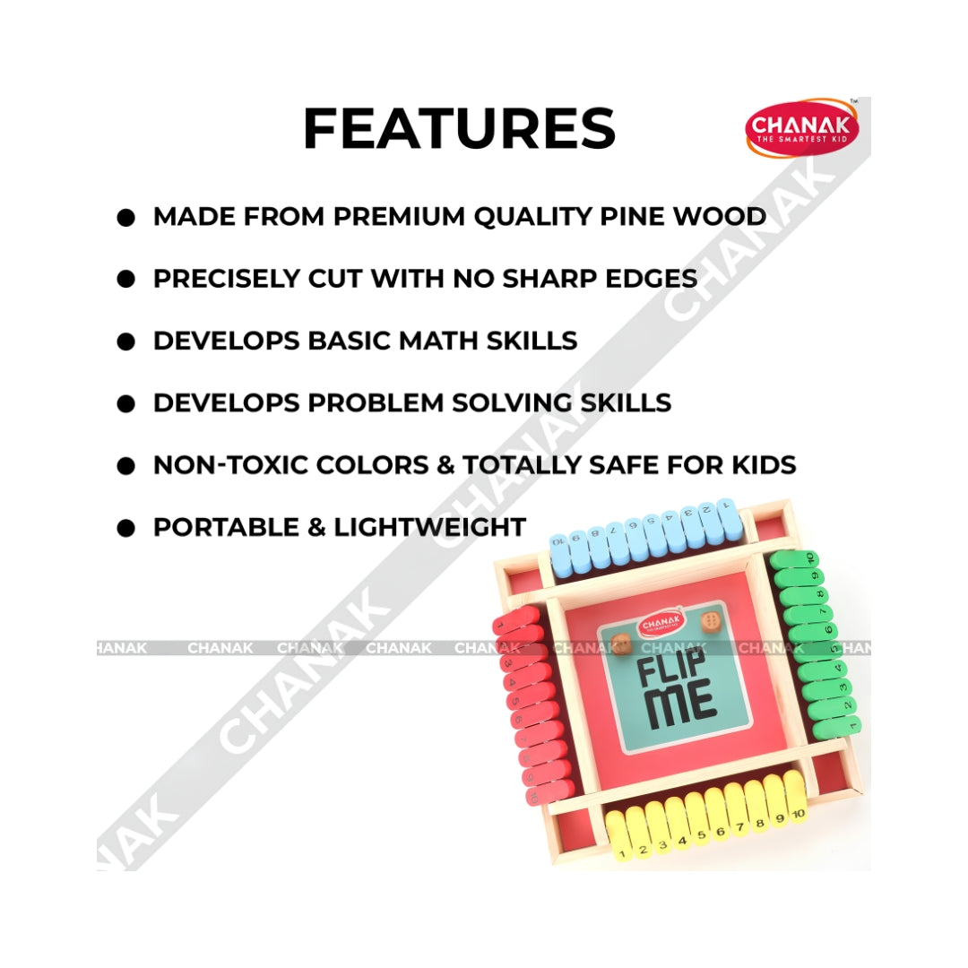 Chanak Shut The Wooden Box Dice Flip Me Game Key Feature_5