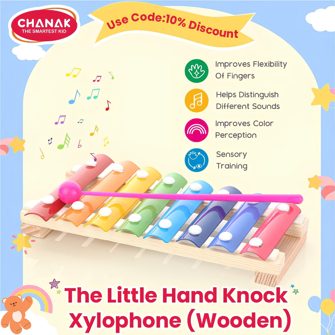 Chanak The Little Hand Knock Wooden Xylophone Key Feature_11