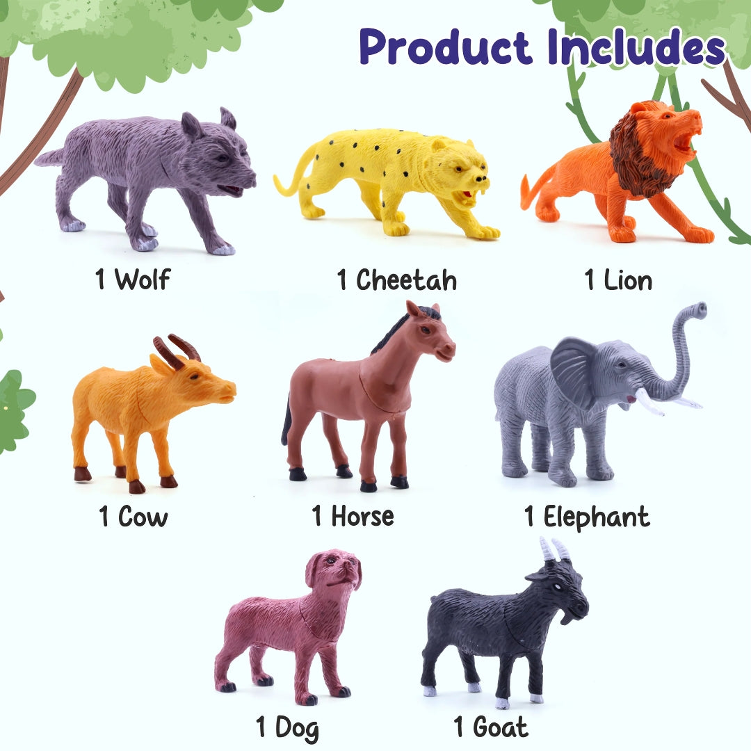 Chanak Wild and Farm Animal Set In The Box_4