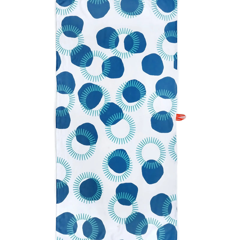 Doctor Towels Circles Bamboo Bath Towel 70 x 140 cm - White Base