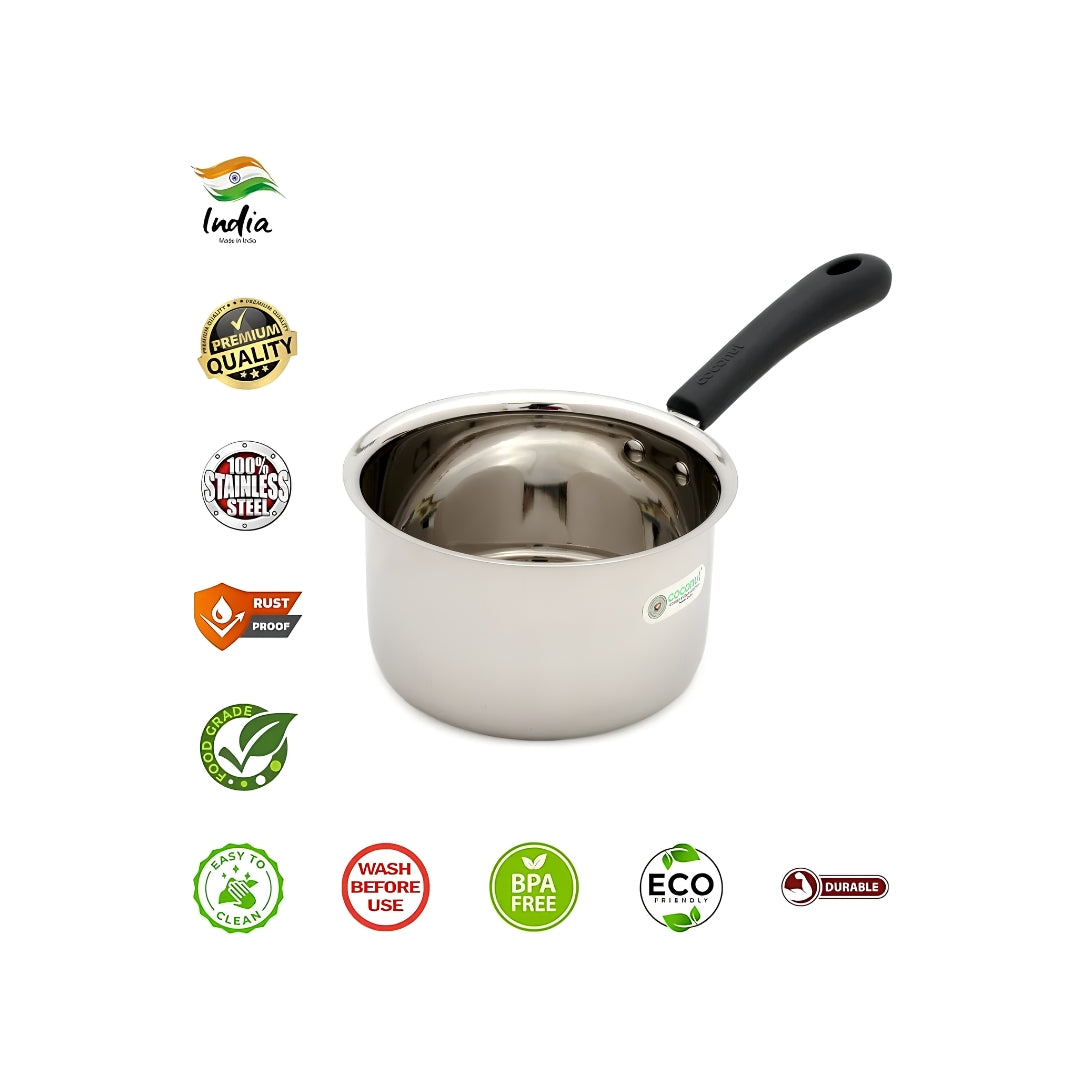 Coconut Cofi Stainless Steel Sauce Pan 1.1 L _ 30 cm_Features