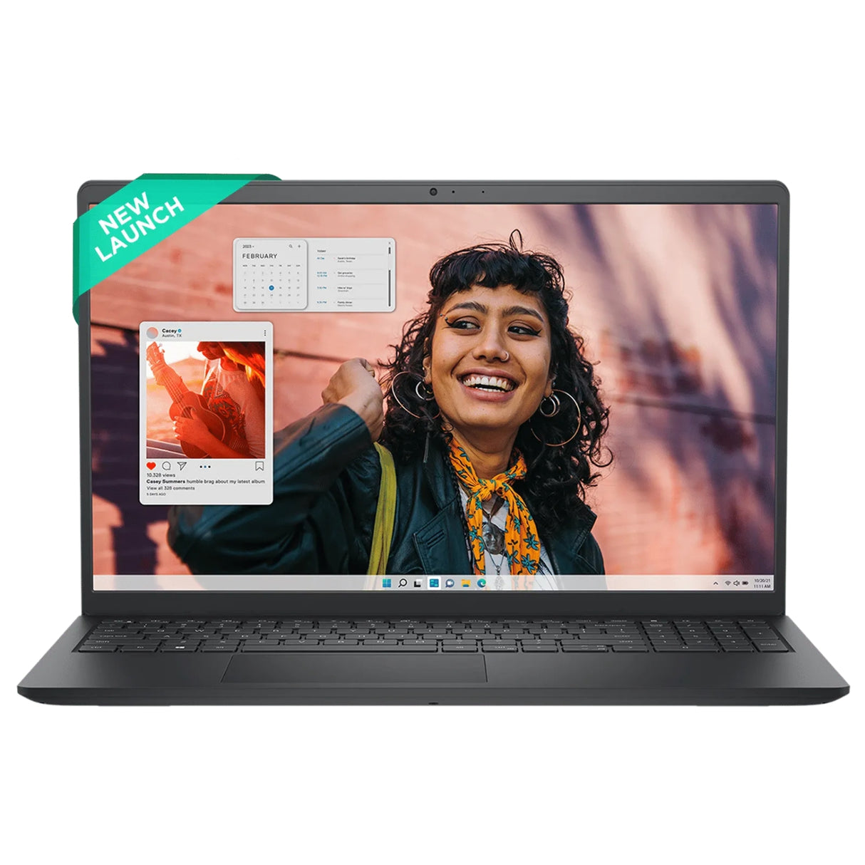 Dell Laptop OIN353034011RINB1MO - i5 13th Gen 8GB RAM 512GB SSD Win11 MS Office 2021 Carbon Black_1