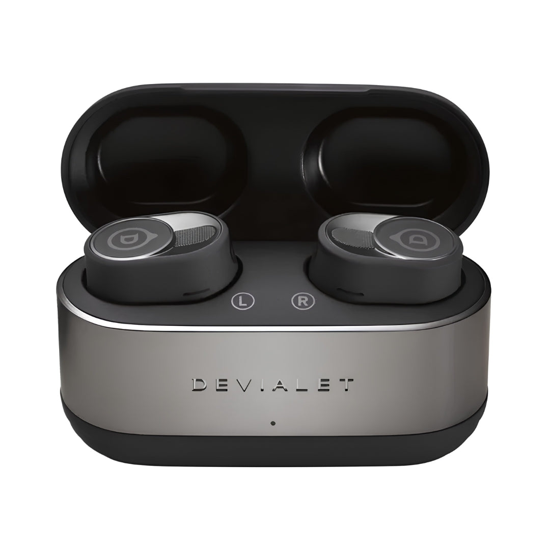 Devialet Gemini II True Wireless Earbuds - Matte Black_FrontView