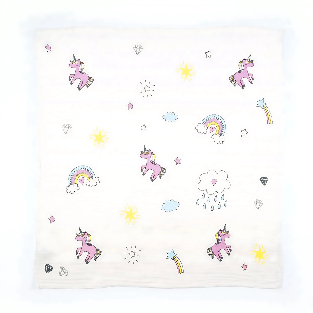 Doctor Towels Bamboo Baby Towel 75 X 75 cm - Unicorn Magic - Buy Online at Chera Home Junction Coimbatore