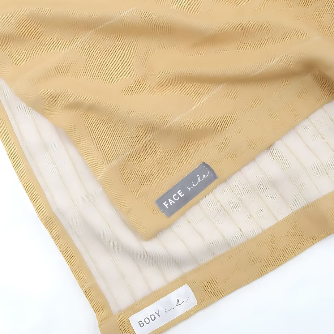 Doctor Towels Aloe Vera Double Cloth Bath Towel 75X150cm-SunsetGold_Features2
