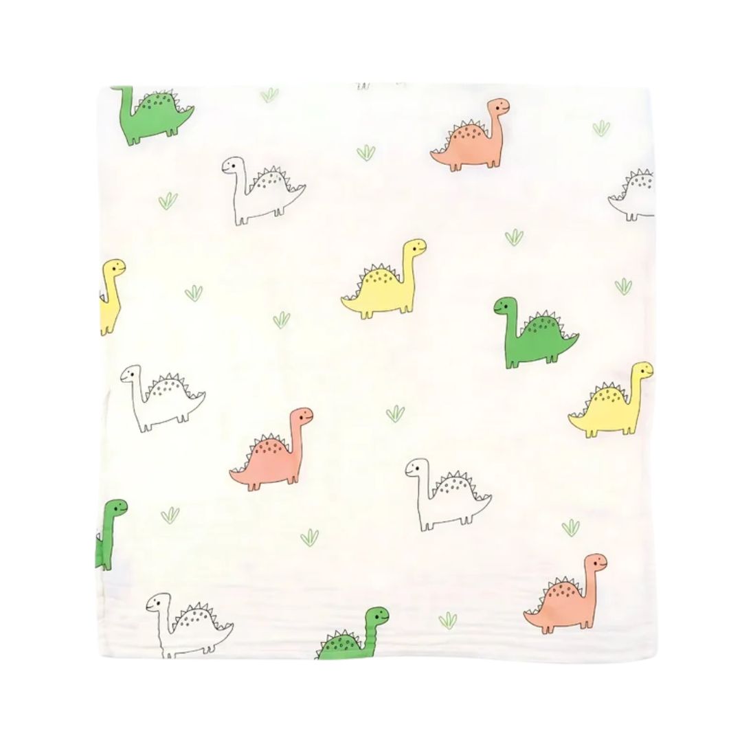Doctor Towels Bamboo Baby Towel 75X75cm-DinoDreams_Front