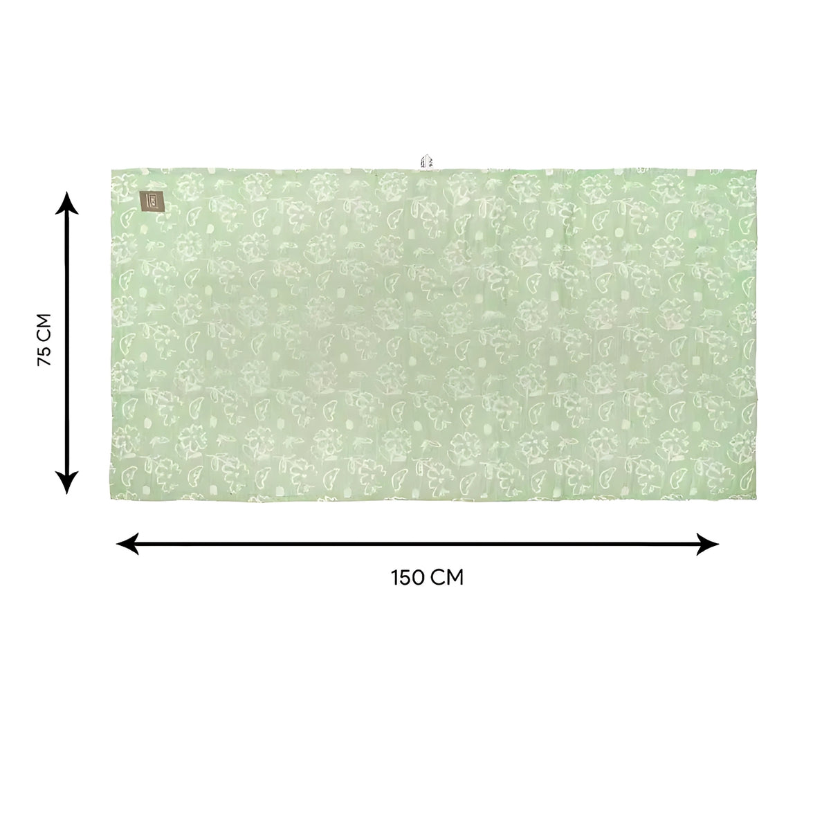 Doctor Towels Banana Jacquard Floral Bath Towel 75 X 150 cm - Pastel Green_3