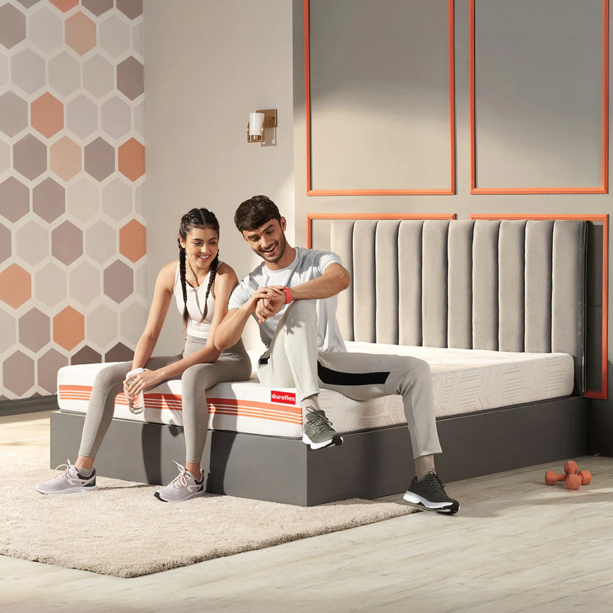 Duroflex Energise Quboid PUF Mattress_2