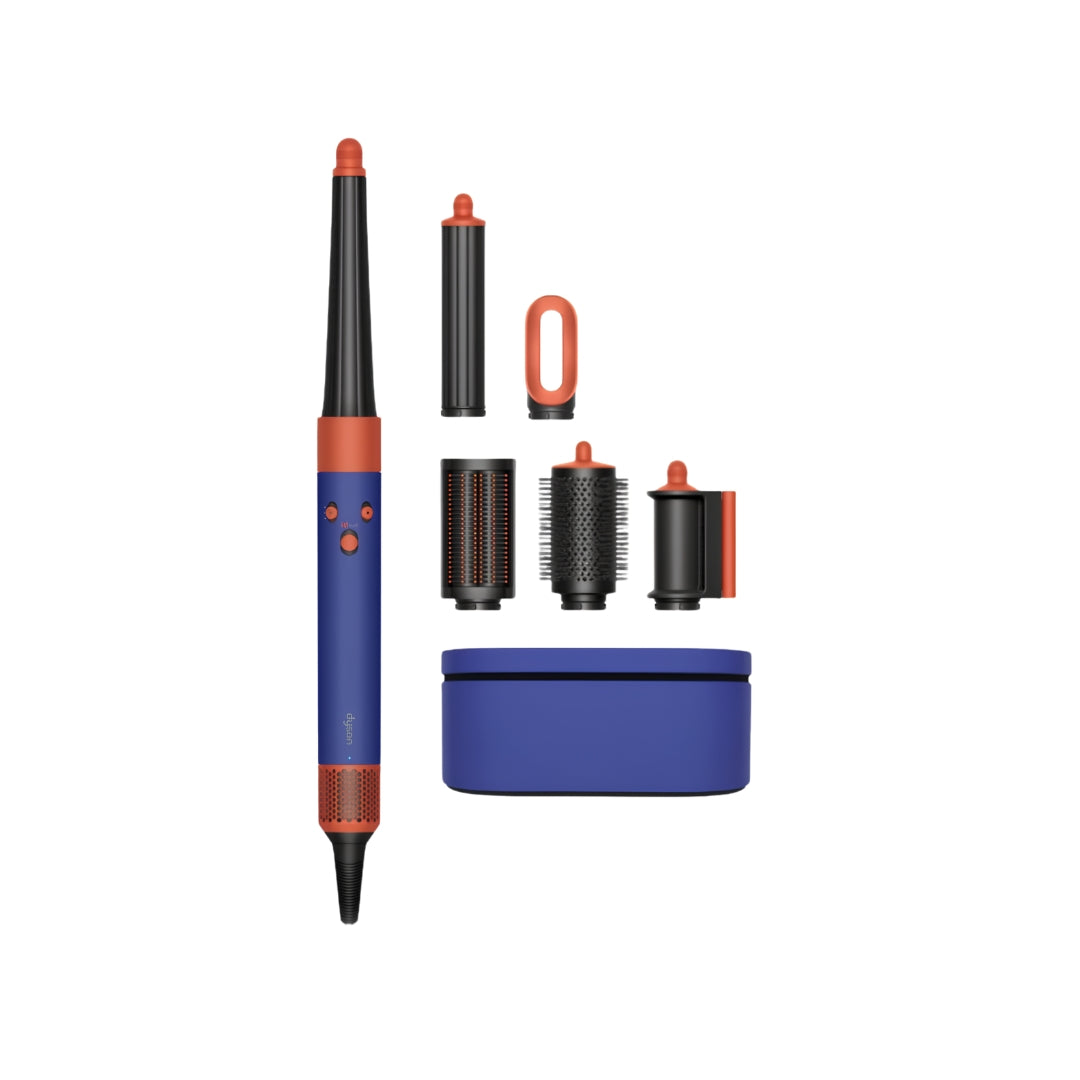 Dyson Multi Styling Kit Airwrap Hair Straightener - Vinca Blue and Topaz Orange