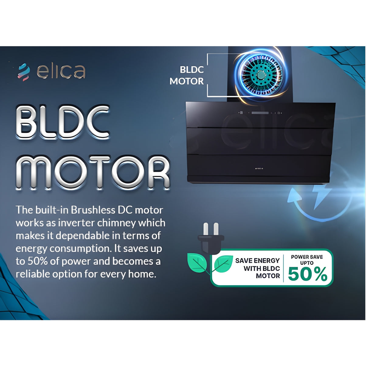 Elica EFL 3V 901 HAC LTW MS NERO 90 cm Filterless Auto-Clean Wall Mounted Kitchen Chimney – Black_4