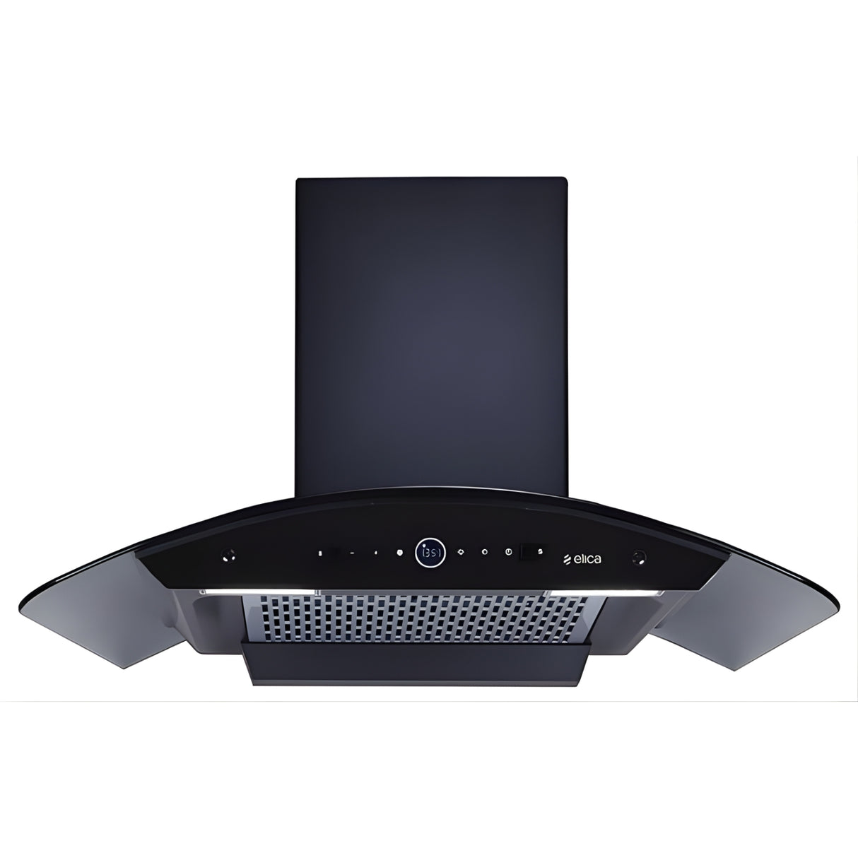 Elica PRO PLUS FL BLDC 90 cm Wall‑Mounted Chimney – Black_1