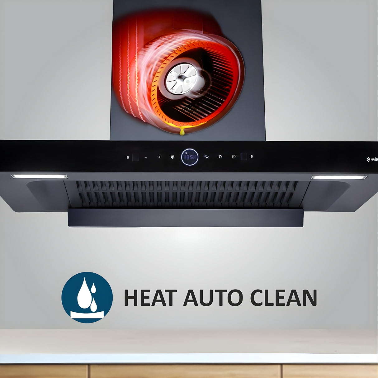 Elica SPT Max Pro Plus FL 900 BLDC HAC LTW MS Nero Full Grill 90 cm BLDC Kitchen Chimney – Black_6